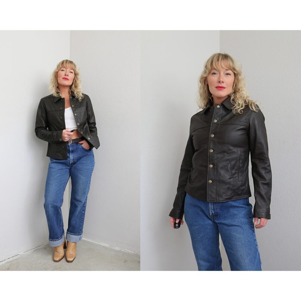 New Without Tags, FRYE Lamb Leather Moto Jacket ~ Women's Large OR Extra Large